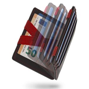 Magic Wallet Small Pocket (Black/Red)